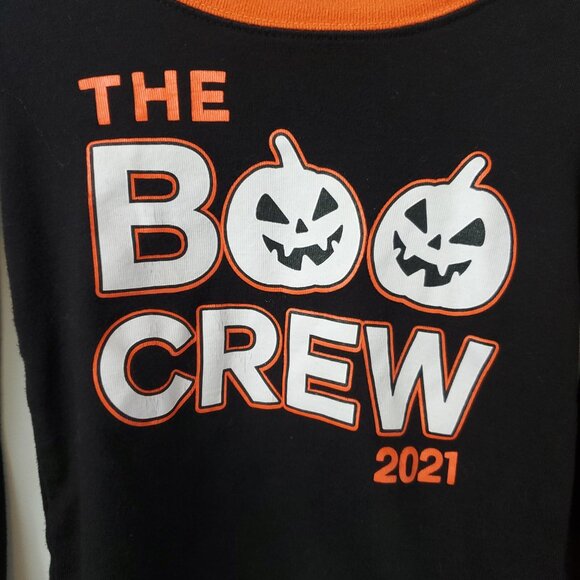 The Childrens Place Unisex Halloween "The Boo Crew 2021" Lng Slv Pant PJs Sz 4T - Picture 4 of 9